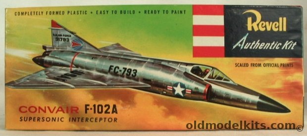 Revell 1/78 Convair F-102A  Delta Dagger 'S' Kit, H233-89 plastic model kit